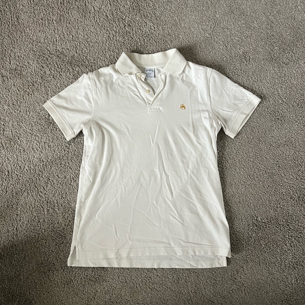Brooks Brothers Cream Polo Shirt